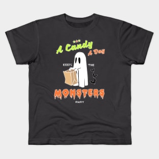 Keep the Monsters Away Kids T-Shirt